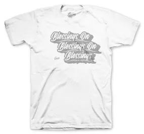 Retro 11 Cool Grey Shirt - Blessings - White