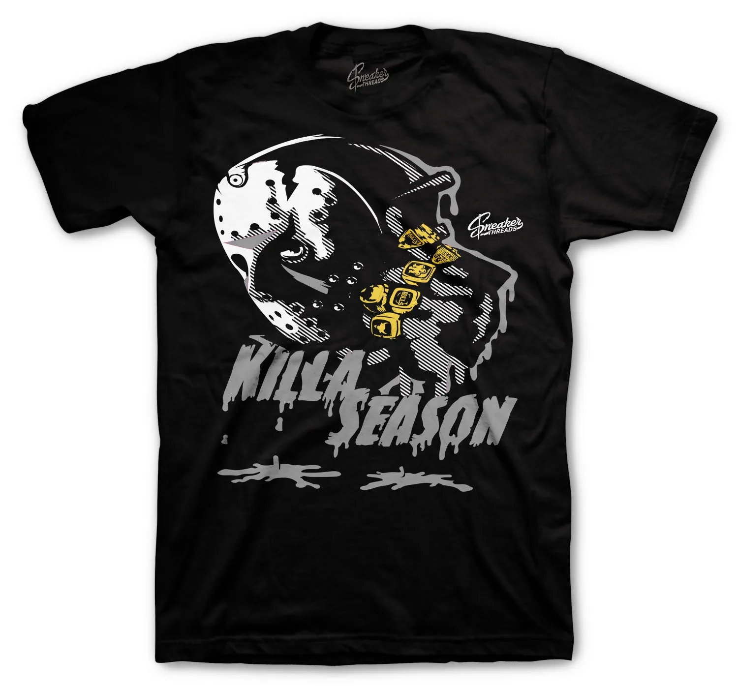 Retro 11 Cool Grey Shirt - Killa Season - Black