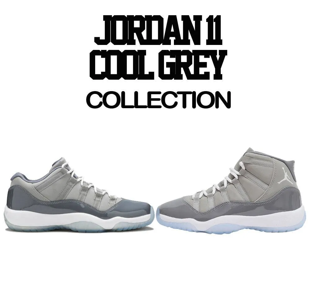 Retro 11 Cool Grey Shirt - Killa Season - Black