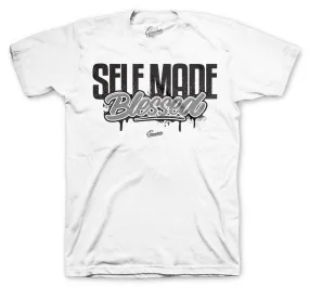 Retro 11 Cool Grey Shirt - Self Made  - White