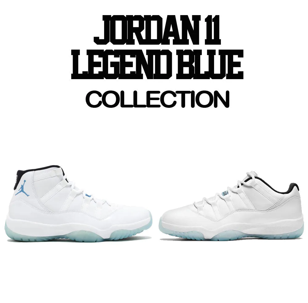 Retro 11 Legend Blue Shirt - Money Over Love - Black