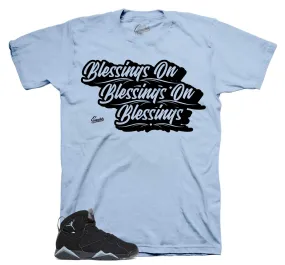 Retro 7 Chambray Shirt - Blessings - Chambray