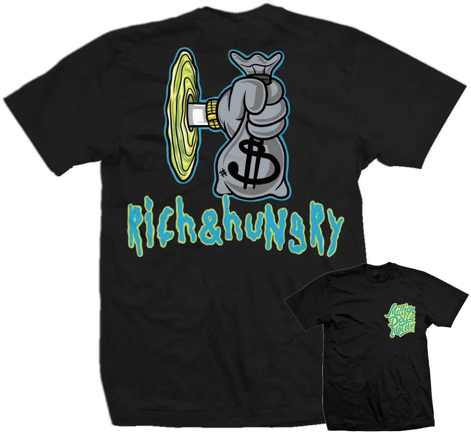 Rich & Hungry - Black T-Shirt