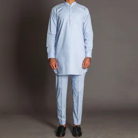 Sky Blue Short Kurta