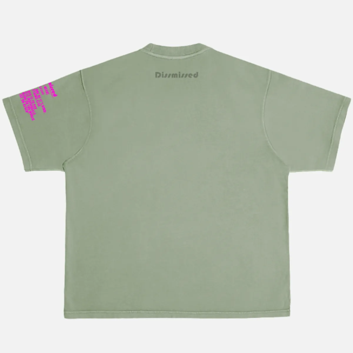 Spike Boxed Tee Oil Green