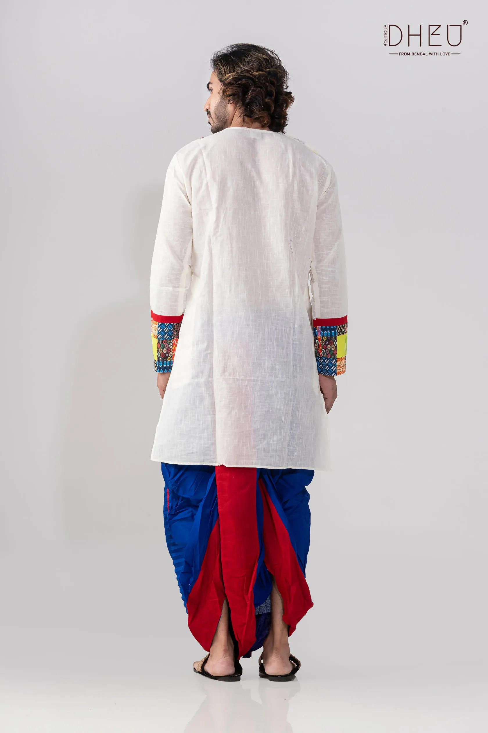 Subornolota Kurta Dhoti(Optional) Set