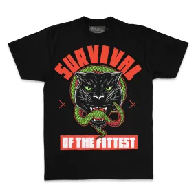 Survival of the Fittest - Black T-Shirt