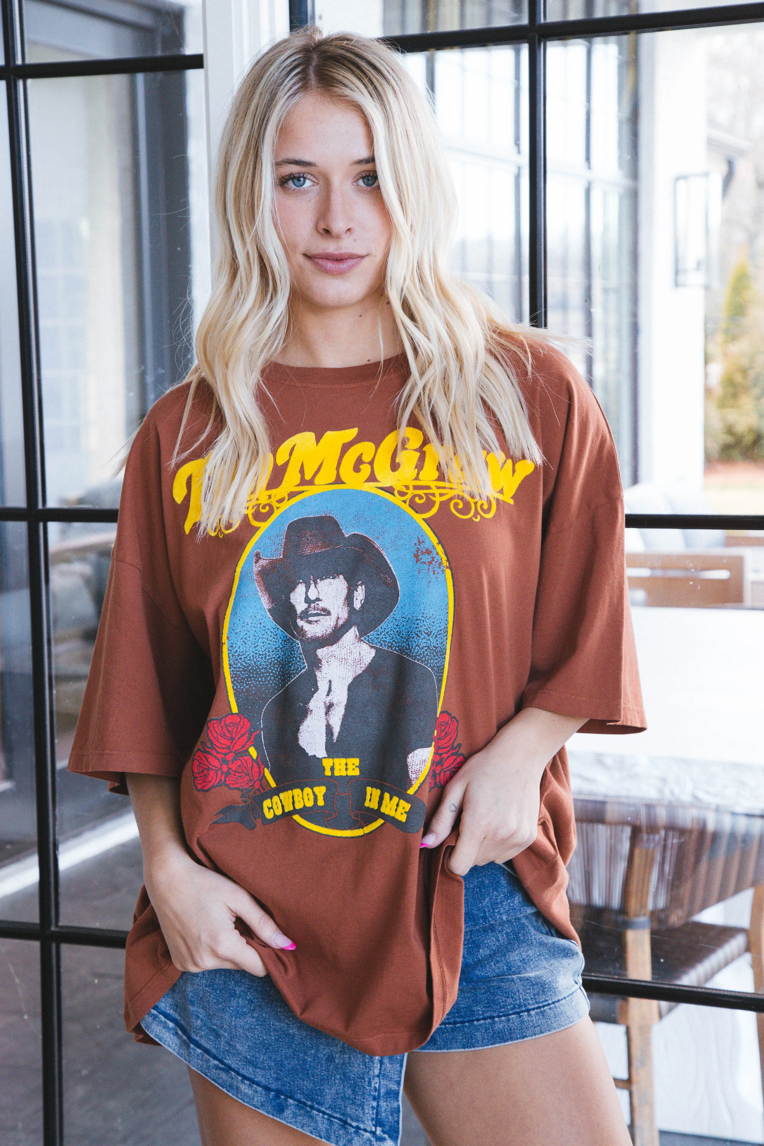 Tim McGraw The Cowboy in Me Tee, Sable | Daydreamer