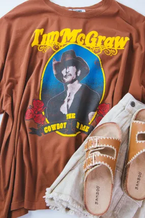 Tim McGraw The Cowboy in Me Tee, Sable | Daydreamer