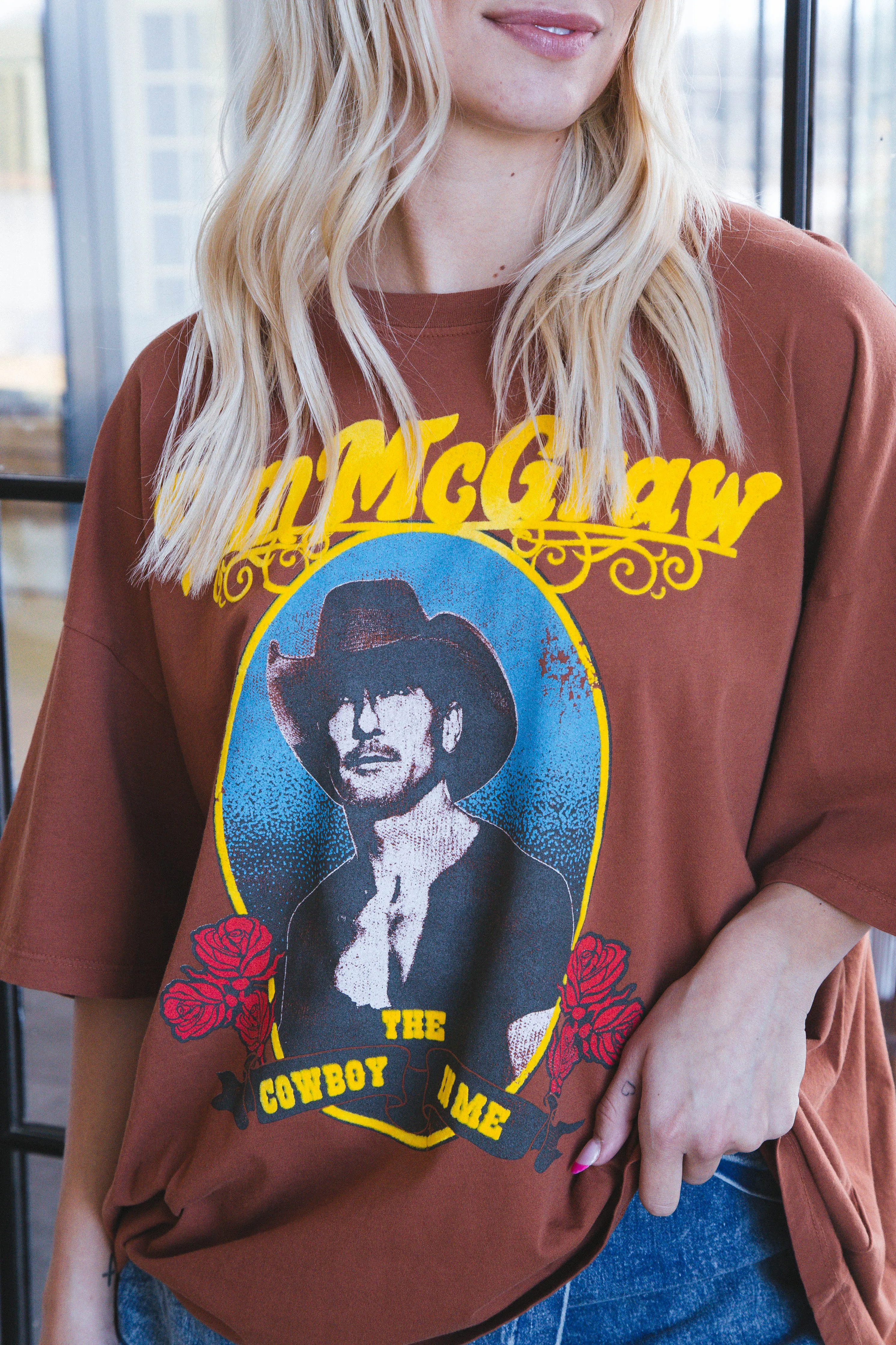 Tim McGraw The Cowboy in Me Tee, Sable | Daydreamer