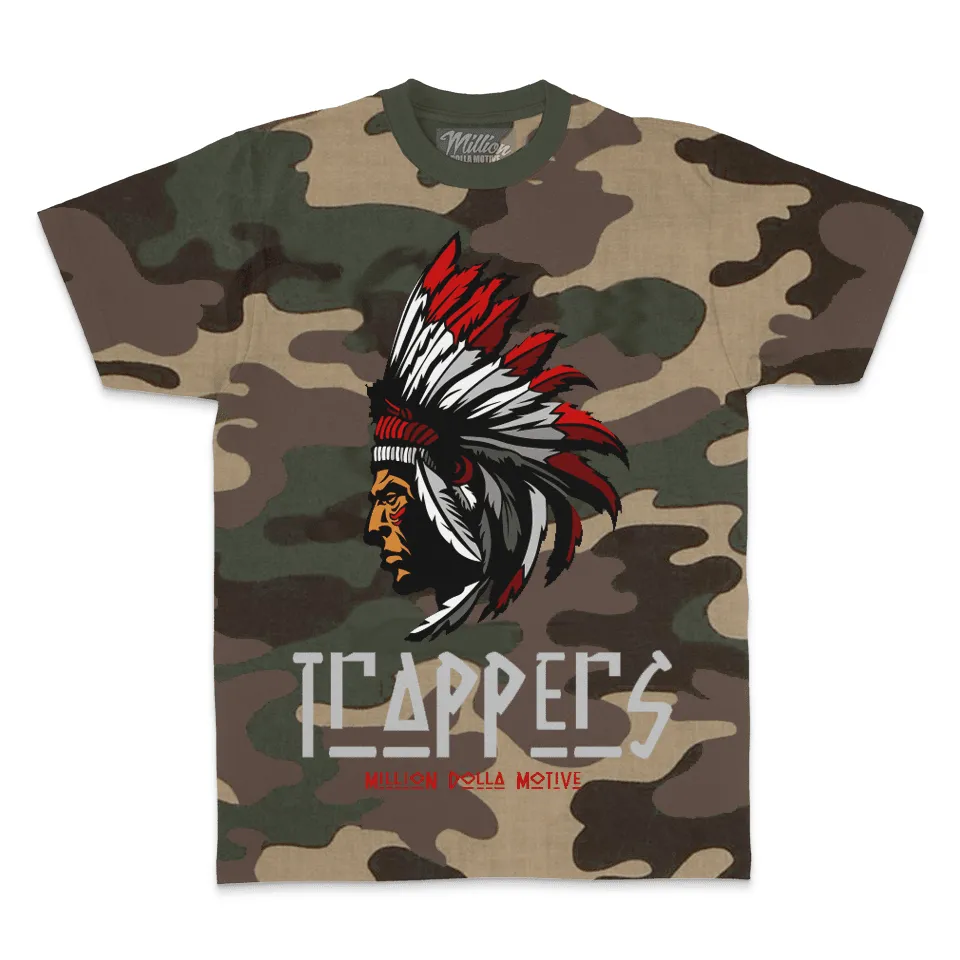 Trappers - Forest Green Camo T-Shirt