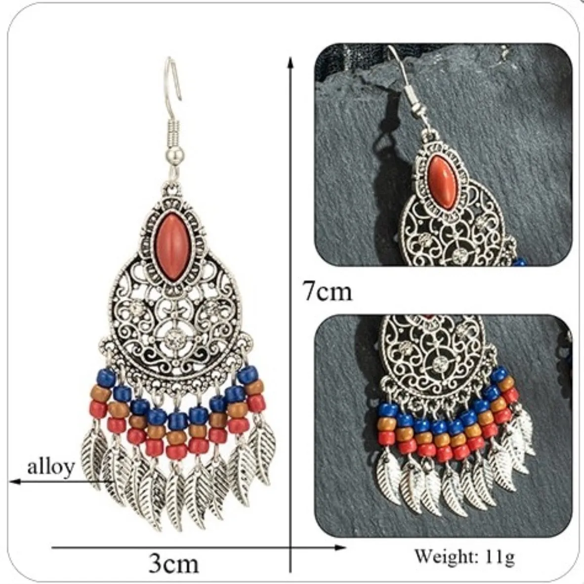 Vintage Ethnic Boho Dangle Drop Earrings